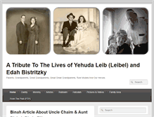 Tablet Screenshot of bistritzky.com